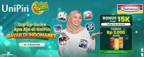Top Up Game di UniPin dan Bayar di Indomaret, Bisa Tebus Murah Indomilk + Bonus hingga 15,000